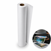 Rouleau de papier photo mat éco-solvant en gros, imprimable jet d'encre, matériau d'impression imperméable pour affiches et signalétique