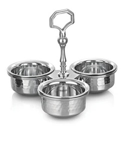 Juego de Tazones Decorativos de Aluminio Premium, Tazones Metálicos para Servir Bocadillos, Frutos Secos, Dulces y como Centro de Mesa - Product Image 5