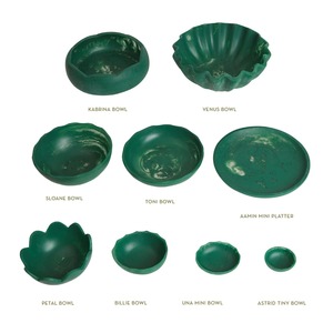 Bol décoratif en résine de qualité supérieure Vénus - Écologique, fait main, design classique, personnalisable, plat de service, idéal pour offrir et décorer - Product Image 2