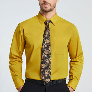 Camisa Formal de Oficina para Hombre, Ropa Casual de Negocios, Manga Larga, Cierre de Botones, Venta Directa de Fábrica al por Mayor - Product Image 1
