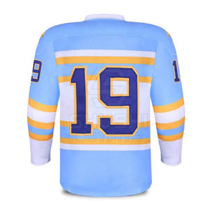 Maillot de hockey sur glace personnalisé avec logo par sublimation, tendance mode, nom de l'équipe, vente en gros - Product Image 4