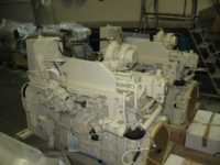 Motor de barco pequeño 6CTA8.3-M188 Motor marino con caja de cambios avanzada Motor de barco de pesca de 180hp