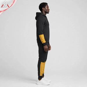 Chándal elegante para hombre, confeccionado con material duradero, ofrece una sensación suave, diseño con capucha y cremallera, chándal para hombre para uso en exteriores - Product Image 2