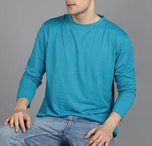 Wholesale Custom 100% Cotton Men's Fitness T-Shirt Regular Sleeve O-Neck Latest Casual High Quality <b>Knitted</b> Front Quick Dry - Product Image 6
