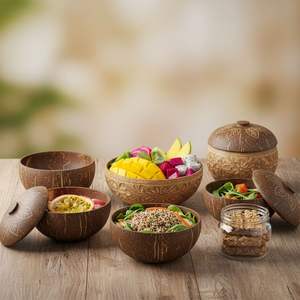 Cuencos Hechos a Mano de Cáscara de Coco Natural, Ecológicos, Aptos para Lavavajillas, Biodegradables, Vajilla de Cocina, Cuencos para Servir, Proveedor de Vietnam - Product Image 5