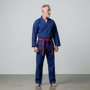 New Style High Quality Judo Suits Karate/Taekwondo Uniforms Customized Colors Front Option Durable Polyester/Cotton Martial Arts - Product Image 4