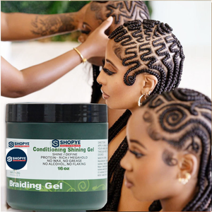 Gel Coiffant Professionnel 16oz à Tenue Forte pour Tresses, Gel Capillaire Conditionnant et Brillant à Longue Durée pour le Contrôle des Bords - Product Image 3