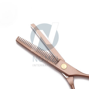 Ciseaux à effiler les cheveux en acier inoxydable, pour droitiers, légers, outil professionnel pour barbier et salon - Product Image 4
