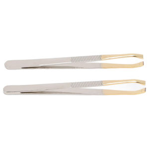 Pince à épiler pour sourcils en acier inoxydable, outil de beauté de précision avec une large gamme d'applications pour pincer les sourcils et le maquillage du visage - Product Image 1