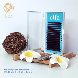 ถาดขนตายาวแบบธรรมชาติทำจากเวียดนามเส้นใยด้านยาว16 & 20เส้นยี่ห้อ Elfa - Product Image 3