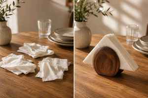 Support de boîte à mouchoirs en bois fait main très demandé, porte-serviettes en bois naturel, accessoire de maison disponible au meilleur prix du marché - Product Image 5
