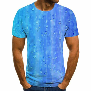 Ropa casual moderna para hombre, camisetas con estampado colorido, tecnología de sublimación, tela ligera, ropa diaria a la moda. - Product Image 2