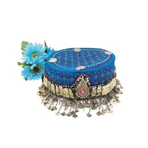 Wholesale Handmade Ethnic Women Afghan Kuchi Headpiece Jewelry Chitral Tribal Style Casual Festive Afghani Adjustable Cap <b>Hats</b> - Product Image 5