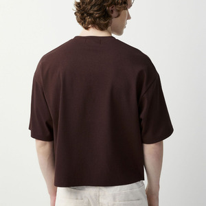 Camisetas Oversize de Corte Cuadrado para Hombre, 100% Algodón, 250 GSM, de Alta Calidad, con Logo Personalizado y Hombros Caídos - Product Image 6