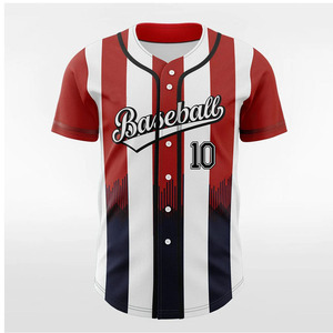 Camiseta de Béisbol de Manga Corta Talla Grande, Duradera, Antiarrugas, con Logotipo Personalizado, Venta al Por Mayor, para Jóvenes - Product Image 2