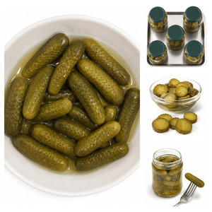 Vietnam Manufacturer Supply Best Price Best Quality Delicious Canned <b>Pickled</b> Cucumber Packed in A10 Can - Product Image 1