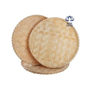 BEST SELLER Plateau en bambou de qualité supérieure, finition lisse, idéal pour servir des aliments et présenter des produits, améliore la présentation - Product Image 1