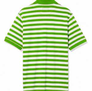 Men Custom Solid Light <b>Green</b> Vintage Button-Up <b>Shirt</b> Front Logo Short Sleeve Breathable Knitted Canvas 220g Polyester Cotton - Product Image 2