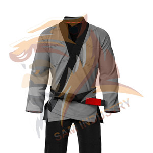 Ensemble d'uniformes de karaté au design le plus récent, prix de gros, style unique et léger, uniformes de karaté de couleur unie - Product Image 4