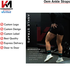 Correas ajustables para tobillos, par de correas para máquina de cable, ejercicios de glúteos, ejercicios de parte inferior del cuerpo, acolchado de neopreno, correas duraderas para piernas - Product Image 5