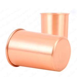 Taza de Cobre Hecha a Mano, Taza Tradicional de Cobre, Taza Reutilizable Portátil para Bebidas, para Fiestas en Casa - Product Image 1
