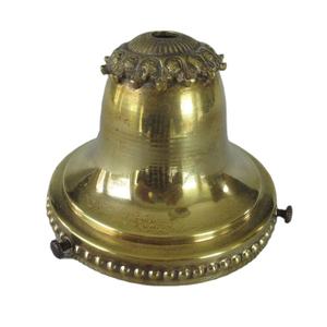 Omg <b>Industries</b> Modern Unfinished Brass <b>Lamp</b> Socket 3-1/4\" Fitter Screw <b>Style</b> Metal and Copper <b>Lamp</b> Shade Holder for Bulbs - Product Image 1