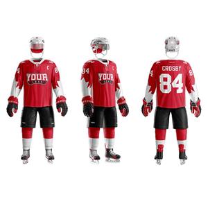 Uniforme de hockey sur glace pour hommes en matériau de qualité supérieure, nouvelle arrivée, personnalisable, MOQ faible, prix avantageux pour les ventes avec service OEM - Product Image 6