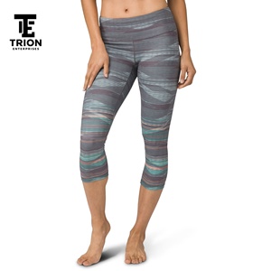 Legging Capri de Sport pour Femme de Bonne Qualité, Design Personnalisé à Bas Prix, Faible MOQ, Nouvelle Arrivée, Couleur Unie - Product Image 1