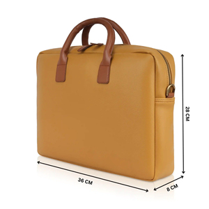 Housse pour ordinateur portable en cuir véritable sur mesure, sac messager fin, étui décontracté pour PC, compatible avec les ordinateurs portables et tablettes pour hommes et femmes - Product Image 2
