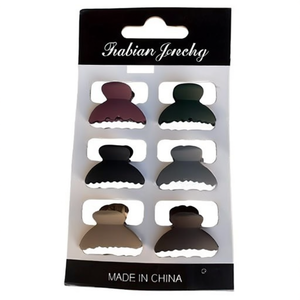 MNJ Hair Claws 6 pezzi di colore misto, gioielli alla moda prodotti in Cina Rif. 07307 - Product Image 2