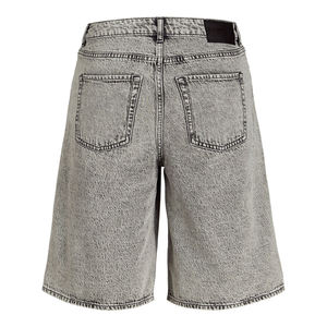 Shorts Vaqueros Vintage Transpirables y Ecológicos para Mujer, Lavado a la Piedra, Casuales, de Cintura Alta, 100% Algodón, Suministro Directo de Fábrica - Product Image 2