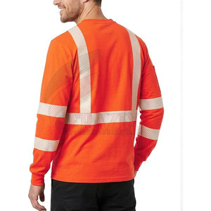 Chemise de travail à manches longues de haute qualité, en mélange de coton, tissu résistant, vêtements de travail pour entrepôt industriel - Product Image 2