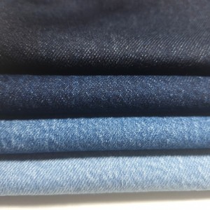 MASTER TEXTILE Tissu sergé en denim extensible écologique 99% coton 1% élasthanne extensible A/W 12.27 OZ +/-5% - Product Image 1