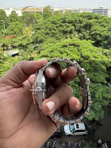 นาฬิกาข้อมือโมอิสซาไนต์รุ่นลิมิเต็ดอิดิชั่นโบราณ ดีไซน์โดดเด่น ชุบทอง หน้าปัดอนาล็อก ตัวเรือนสแตนเลส สำหรับผู้ชายและผู้หญิง - Product Image 5