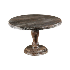 Artisan Flower Shaped Wood Cake <b>Riser</b> Fluted Design Decorative Dessert Stand Wholesale Handmade Solid Wooden Serveware - Product Image 4