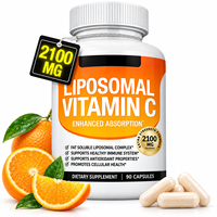 Capsules de Vitamine C Liposomale 2100 mg par Portion, 90 Comprimés, Soutien Immunitaire, Formule Antioxydante, Complément Alimentaire, Bien-être Quotidien