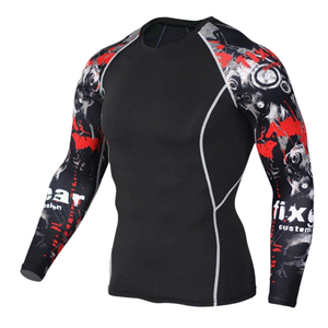 Custom Martial Arts Wear Mma RashGuard Bjj Training Competition Gym Grappling <b>Boxing</b> Jiu Jitsu RashGuards <b>Shirt</b> and Short - Product Image 4