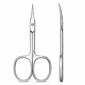 Ciseaux à cuticules SC-11/1 Arrow Point CLASSIC 11 TYPE 1 pour manucure russe, extra-affûtés, avec logo personnalisé, 3,5 pouces, prix usine - Product Image 1