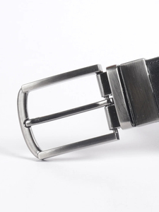 Ceintures habillées pour hommes de haute qualité, personnalisées, en cuir véritable de luxe, avec boucle en alliage, ceintures habillées formelles, vente en gros OEM disponible dès maintenant - Product Image 3