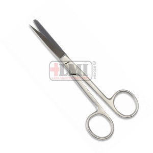 Ciseaux droits en acier inoxydable chirurgical, à pointe arrondie et tranchante, 14,5 cm, pour coupes fines, fourniture directe usine - Product Image 2