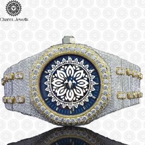 Charm_Jewells Women's Luxury Stainless Steel Mechanical <b>Watch</b> Tonneau <b>Case</b> 38mm Analog Sapphire Dial Folding Clasp - Product Image 2