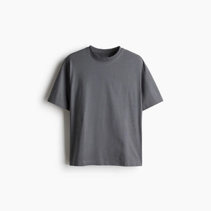 เสื้อยืดแขนสั้นสีดำสำหรับผู้ชาย คอกลม ทรงปกติ ลำลอง - Product Image 6