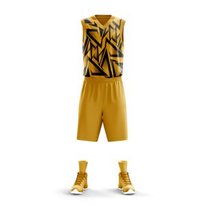 Uniforme Deportivo de Baloncesto Personalizado sin Mangas, Sublimado, Transpirable, de Poliéster, Pantalones Cortos, para Torneos, Clubes, Escuelas, Adultos - Product Image 3