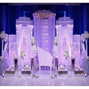 Beautifully English Theme Decorated <b>Wedding</b> Stage <b>Wedding</b> Stage Decoration <b>Prop</b> Reception Stages Manufacturer Australia Event - Product Image 1