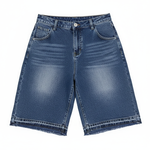 Services OEM en gros pour pantalons mi-longs unisexes pour hommes, 100% coton, à braguette zippée, style patinage, coupe ample, infroissables, respirants, vintage, mode estivale - Product Image 6