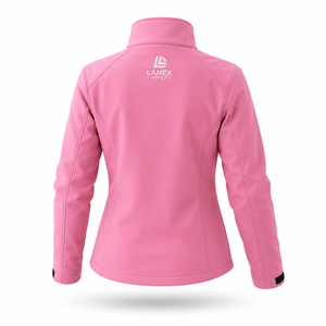 Veste softshell pour femme personnalisée, imperméable, coupe-vent, vêtements de travail en plein air, veste OEM ODM, étiquette privée, uniforme d'entreprise pour femmes - Product Image 3