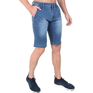 Premium Quality Men's Washed Canvas Shorts Knee Length Regular Fit Summer Casual High Street Style Eco-Friendly Breathable Solid - Product Image 2