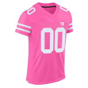 Maillot de football américain pour homme, cousu, séchage rapide, grandes tailles, vente en gros, style sportswear avec personnalisation - Product Image 3