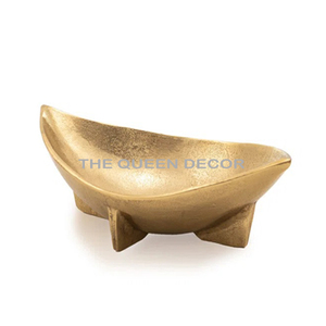 Fabulous Design Aluminum Metal Unique Shape Silver Plated Free Decorative Bowl Kitchen & Table Top Decor - Product Image 3