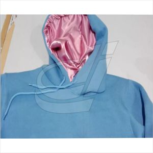 Sweat-shirt à capuche à manches longues en Satin avec imprimé de lettres - Product Image 2